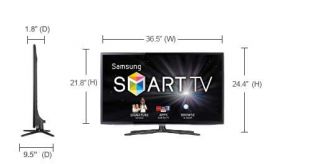 Samsung 40" 1080p LED WiFi Smart TV Slim HDTV Flat Screen LCD UN40ES6100 6100