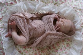 ♥ Thistleberry Babies Full Body Solid Silicone Baby Girl Beautifully Reborn ♥