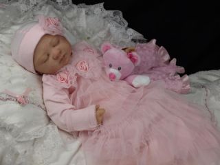 Reborn Baby OOAK Natalie Blick Newborn Infant Girl Doll