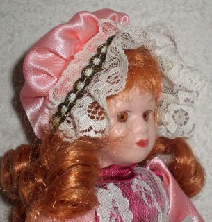 Vintage RARE Antique Baby Doll Girl Hair Beautiful Madame Porcelain Clothing
