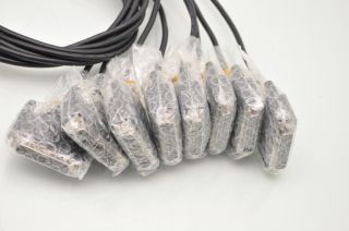 Equinox RS232 to 8 Port DB25 M Cable Assy 690264 B Serial Cable New