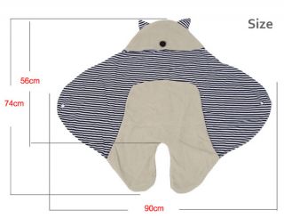 1pc New Multifuntion Cute Kid Infant Baby Blanket Swaddle Sleeping Bag Wrap