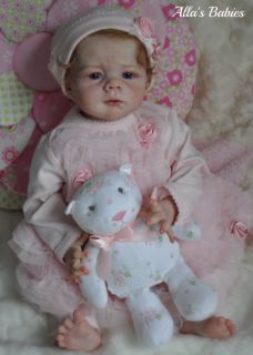 Alla's Babies Newborn Baby Girl Reborn Doll Prototype Karlotta Karola Wegerich