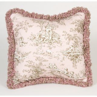 Glenna Jean Madison Toile Pillow with Fringe