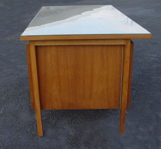 5' Vintage Stow Davis Single Pedestal Desk