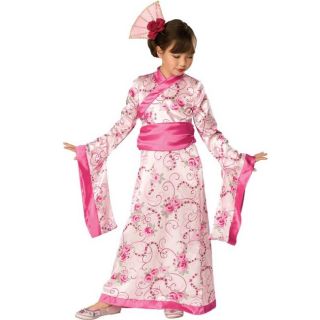 Rubies Girls Asian Princess Halloween Kimono Dress Costume Large 882727