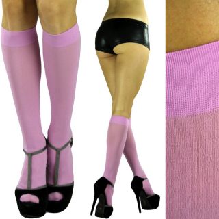 Pick Your Sexy Solid Opaque Warm Knee High Long Socks Stockings Hosiery No Slip