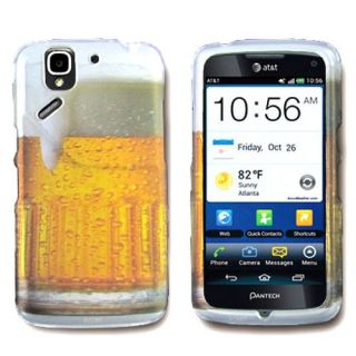 Beer Case for Pantech Flex P8010 Cell Phone Hard Skin Cover