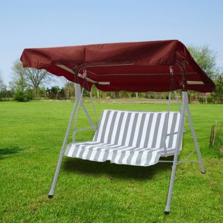 New Deluxe Outdoor Swing Canopy Replacement Porch Top Cover Seat Patio