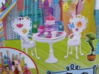 La Dee Da Garden Tea Party Play Set for Barbie Monster High Bratz Dolls