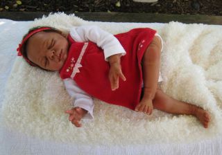 Reborn Baby Doll Kaya Biracial AA Ethnic Heartbeat Lana's Little Nursery