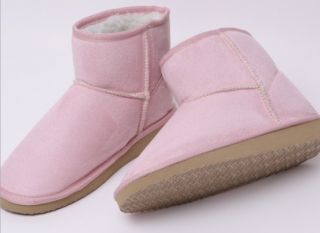 Hot Sale Women Girl's Soft Winter Warm Low Calf Snow Boots Shoes 6 Colors 5 Size