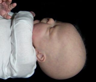 Large Chubby Reborn Newborn Boy Baby Doll Oarb Rooted Hair Lashes Baby Bubbles