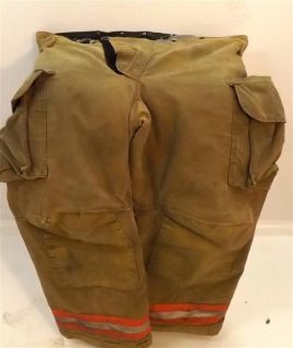Men's Janesville Lion Apparel Fire Fighter Bunker Gear Authentic Pants Size 40L