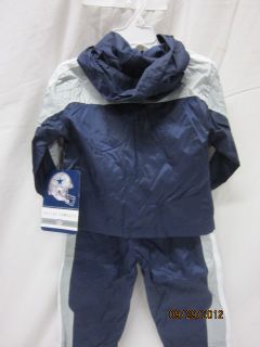 Dallas Cowboys NFL Authentic Apparel Infant Two Piece Suit 12 Months