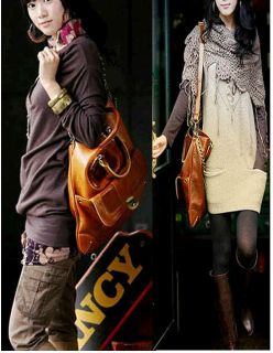 Woman Fashion Shoulder Trendy Lady Handbag Shoulder Bag Strap Leather