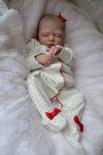 Katescradles " Leah " by Sandra White Reborn Baby Girl Gorgeous Newborn