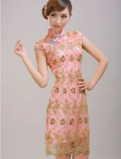 Fashion Chinese Women's Mini Dress Cheongsam s XXL