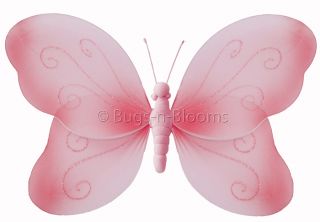 24 Printed Raspberry Swirl Butterfly Baby Shower Invitation Girl Pink Green