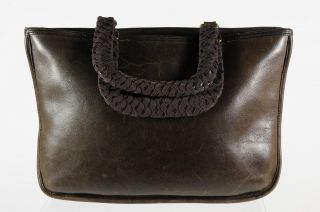 Coach Vintage Brown Leather Satchel Briefcase Bag 2954