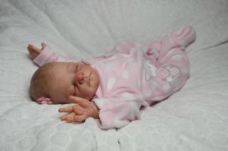 Hunnybear Nursery Reborn Doll Fake Baby Girl Freya by Tina Kewy