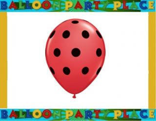 Ladybug Birthday Baby Shower Balloon Party Supplies Pink Lime Polka Dots Choice
