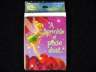 Tinker Bell Birthday Party Supplies Plates Napkins Treat Invitations Table Cover