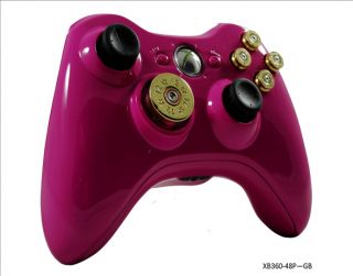 Xbox 360 Bullet 70 Mode Prog Rapid Fire Pink Controller for Gears of War 3 GOW3