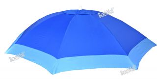 7 5' Fiberglass Beach Umbrella Market Style w Vent UPF100 Commercial Grade