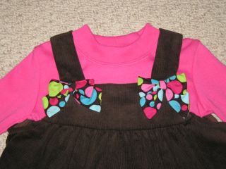 New "Bubbly Butterflies" Dress Girls Clothes 18M Fall Winter Boutique Baby