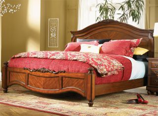 Cherry Traditional King 6 PC Bedroom Set