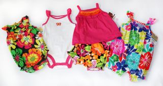 Baby Girls Summer Clothes Lot New Romper Dress Short Set 3M 6M 9M Carters