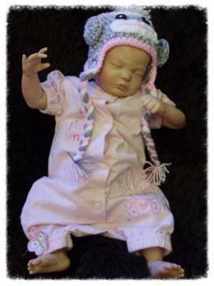 Hattie Beautiful Reborn Baby Girl by Cassie Peek Reborn by Yvonne's Little Lambs