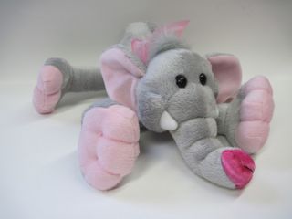 Long Leg Pink Elephant Cute Stuffed Animal Plush SA13