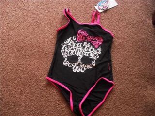 BNWT Monster High Swimming Costume Outfit Pink