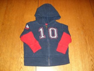 Old Navy Hooded sweat Jacket Used Infant Baby Boys Clothing Clothes 12 18 Months