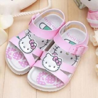 Hello Kitty Girls Sandals Shoes Birkenstock Like Pink 812434