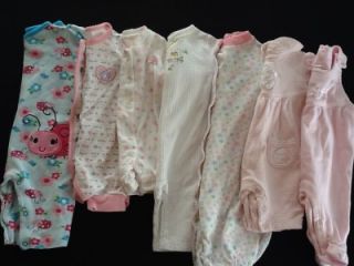 91 Piece Baby Girl Newborn 0 3 3 6 Months Fall Winter Clothes Outfit Lot