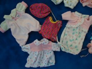 Lauer Toys Water Babies Baby Doll Clothes Lot 9 In