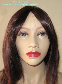 New 5'11"H Fleshtone Female Mannequin Torso w Wig D107
