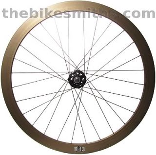 Velocity B43 Deep V Fixed Gear Bike Rear Wheel Bronze