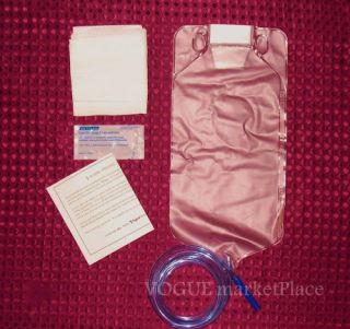 Disposable Travel Colon Enema Bag Kit 1500 SEALED