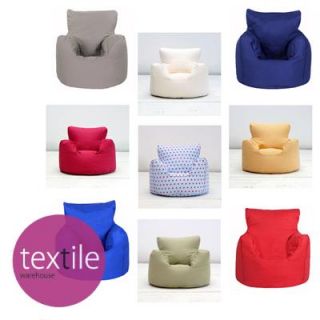 Childrens Kids Boys Girls Cotton Seat Chair Beanbag Bean Bag Unfilled Cover Only