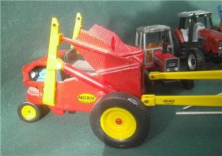 Lot 13 Ertl Massey Melroe John Deere Farm Tractors Equipment Hay 1 64 Scale Toys