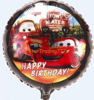 Disney Cars McQueen and Funny Car Birthday Party Balloon