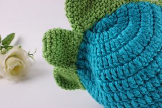 Baby Girls Boys Cute Knit Crochet Dinosaur Cartoon Clothes Photo Prop Outfits