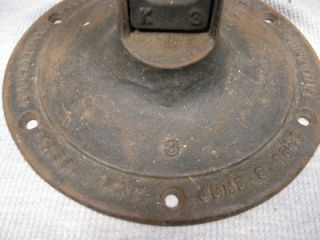 Adjustable Cast Iron Base for Table Chandler Boston Machine Age Industrial