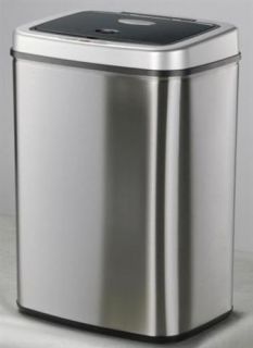 26 7 in Tall Hands Free Infrared Motion Sensor Trash Can ID 51102