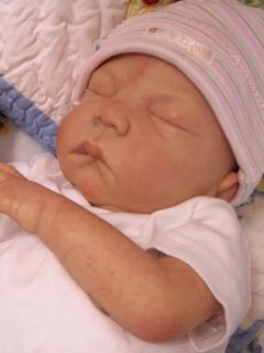 Adorable Reborn Baby Girl Doll Sold Out Limited Edition Sculpted Huti Babies