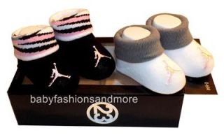 Baby Girls Air Jordan Shoes Styled Booties Sz 0 6 Months New
